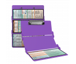 WhiteCoat Clipboard® Trifold - Lilac Physical Therapy Edition